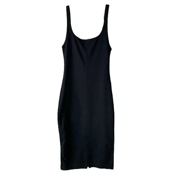 ZARA | BLACK STRETCH BODYCON  DRESS SIZE S - Picture 6 of 9